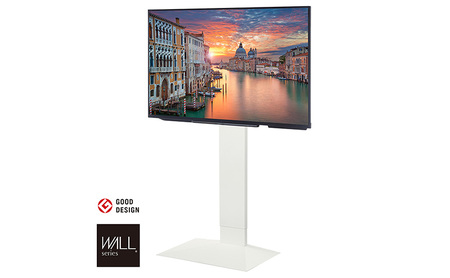 WALL インテリアテレビスタンド V3 SW ハイタイプ テレビスタンド　80インチ対応 壁寄せ 首振り機能 薄型 高さ調整 省スペース 大型テレビ 安心 グッドデザイン賞受賞 東京都 大田区 ウォールナット