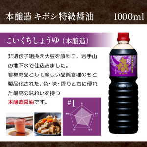 国内製造 キボシ醤油 3種類 味比べ 1リットル 各1本 【宮田醤油店】 本醸造 特級 上級 濃口 濃口醤油 薄口 淡口 淡口醤油 しょうゆ しょう油 1l 1ｌ 1000ml 調味料 農林水産大臣賞 受賞 常温 常温保管 長期保存 備蓄 箱入り お取り寄せ 仕送り 家庭用 自宅用 プレゼント お裾分け 人気 おすすめ