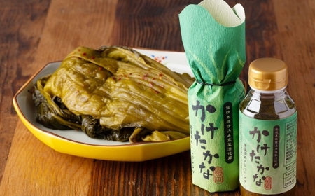A334 かけたかなドレッシング ＆ みかんどれっしんぐ 各190ml×1本セット （ 計2本 ） ドレッシング 調味料 料理 サラダドレッシング サラダ 野菜 高菜 三池高菜 ミカン 果物 くだもの セット