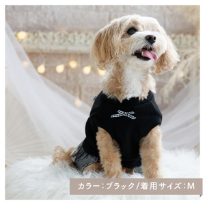 くまモチーフさがら刺繍ワンピース 【ココアトワ(cocoAtoi)】 Ｍ