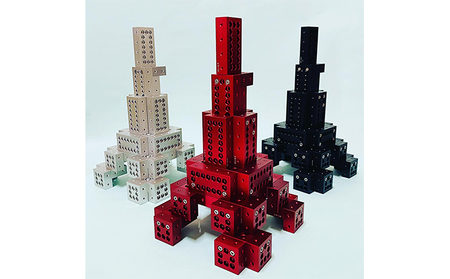 町工場職人がつくるアルミ製ブロック【タワーモデル組立てセット】
