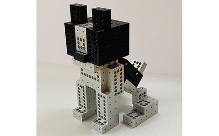 町工場職人がつくるアルミ製ブロック【ドッグモデル組立てセット】