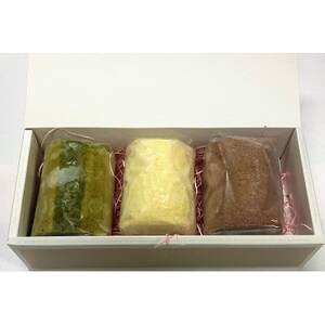 こだわり食材を使った3種類のシフォンロールセット【配送不可地域：離島】【1439299】
