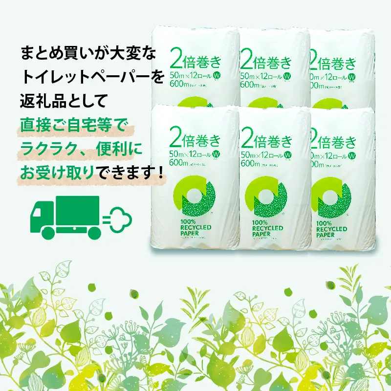 定期便 【 初回発送：2026年7月 】 トイレットペーパー 年 3 回 4 ヶ月毎 無香料 ダブル トイレットペーパー