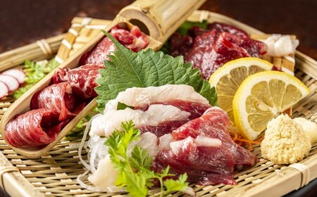 馬刺し 3種 食べ比べセット 3人前 約150g 熊本直送 たれ 生姜付き