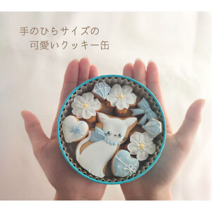 猫のブーケ缶