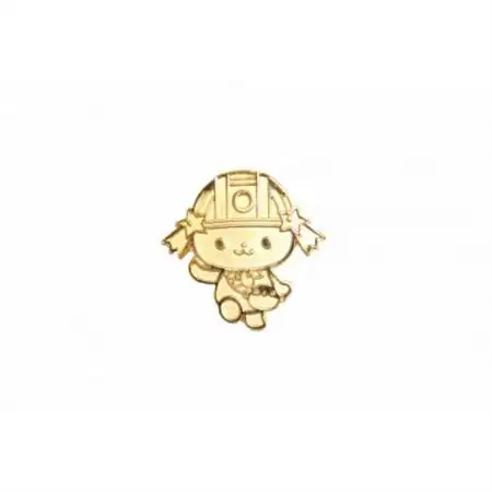 しょさまるグッズ【オリジナルTシャツ(オリーブ/Lサイズ)・金のピンバッチ・メモ帳】【1721933】