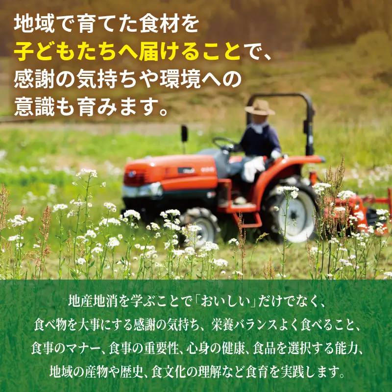 【返礼品なし】SDGs持続可能な食の環境づくり！オーガニック給食と地産地消 推進応援寄附（大阪府泉佐野市）