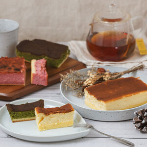 バスクチーズケーキ 訳あり プレーン ストロベリー 抹茶味 3本 バスク