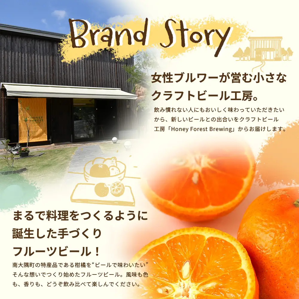 【厳選！みんな大好き定番４種】SunSunALE　12本セット HF-7｜クラフトビール ビール 酒 柑橘 希少 限定 手作り はちみつ 人気 詰め合わせ ギフト香り 呑み 晩酌 贈り物 330ml 鹿児島県 南大隅町 Honey Forest Brewing