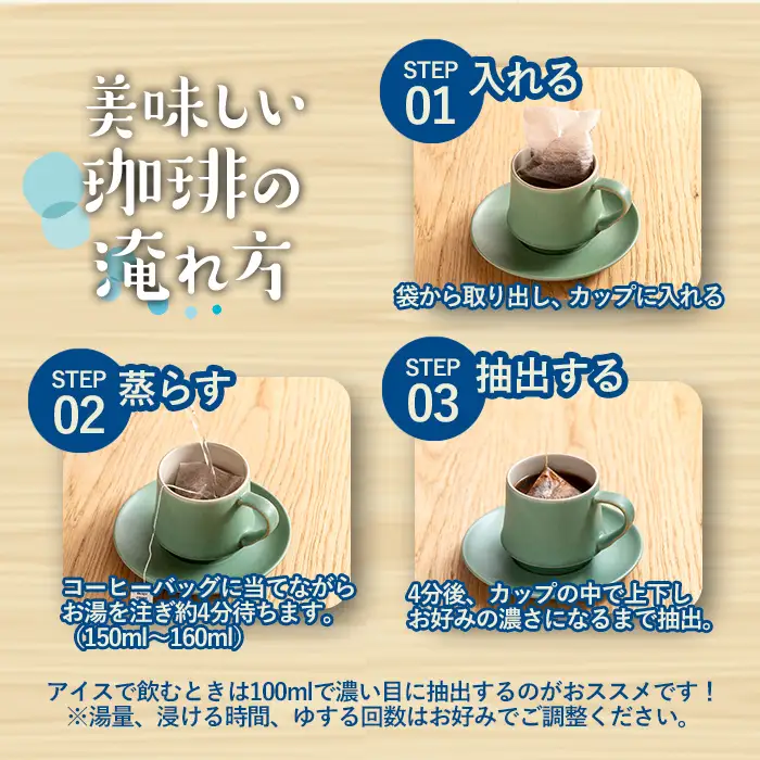 ドリップバッグ コーヒー セット ー浅煎りー (計8個・10g×8)【しんしろ珈琲】A1079