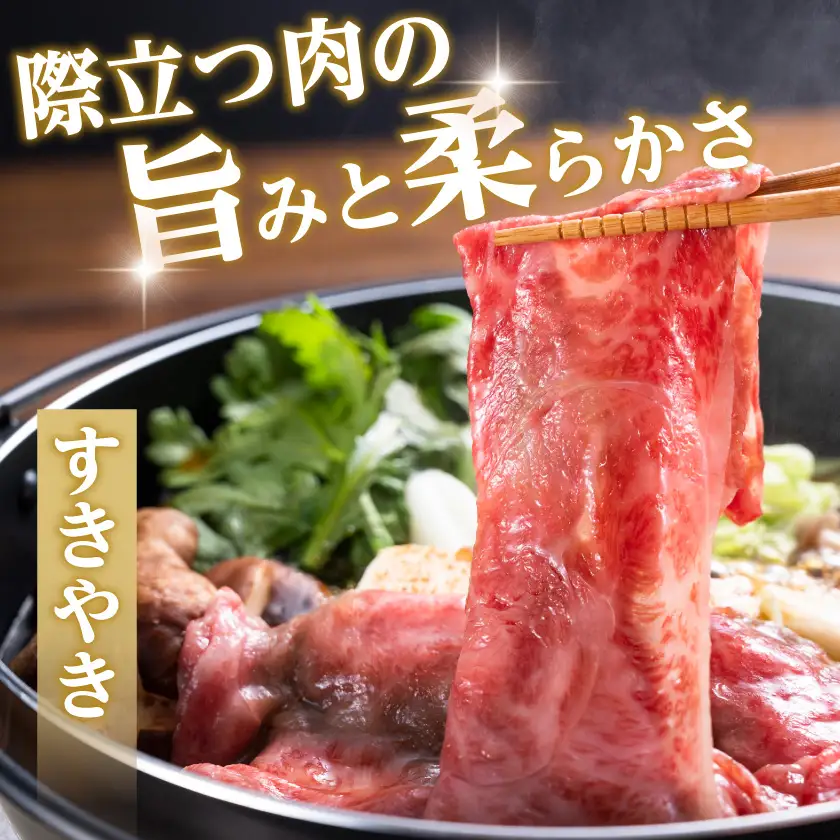 生産農家応援!宮崎牛ロース&赤身スライス800g_12-26-003-800g_(都城市) A44等級 国産ブランド牛 宮崎牛 黒毛和牛 ロース 赤身 ウデ もも スライス 小分け