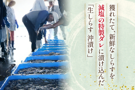 生しらす 沖漬け 計 400g [丸三水産 静岡県 吉田町 22424696]