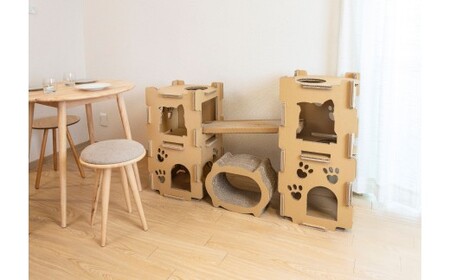 独自加工！段ボール爪とぎ（小） 猫 つめとぎ