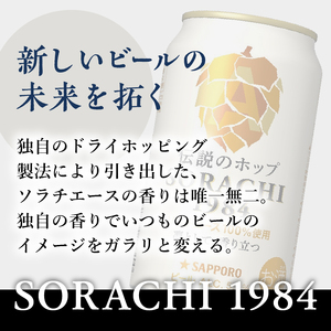 T0111-1003　【定期便3回】サッポロ SORACHI 1984 ソラチ 350ml × 12本