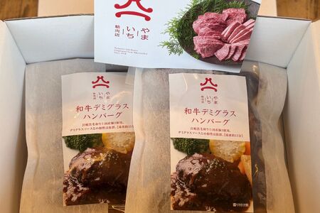 やまいち特製 和牛デミグラスハンバーグ 1個×5袋
