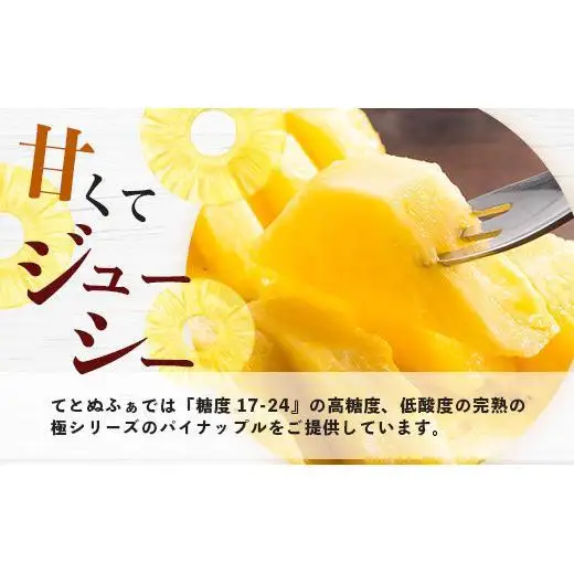 石垣島産ジュワリーパイン 2玉 約1.4kg
