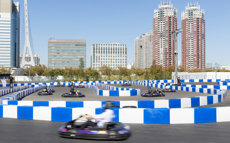 お台場シティサーキットで予選＋決勝の本格レース体験★貸切で最大10名様までレース可能 【kt103-002】