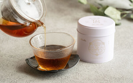 発酵和茶Trinitea 一番茶リーフタイプ 50g 和紙化粧箱入り / 紅茶 和紅茶 茶葉 ギフト プレゼント 白川町 / ヨリスグリ[AWBV005]