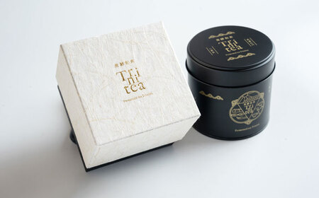 発酵和茶Trinitea 二番茶リーフタイプ 和紙化粧箱入り / 紅茶 和紅茶 茶葉 ギフト プレゼント 白川町 / ヨリスグリ[AWBV006]