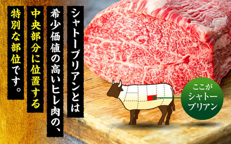 【希少部位！】博多和牛 牛肉 シャトーブリアン 200g×2枚 （計400g）桂川町/肉のくまもと屋[ADCI002]