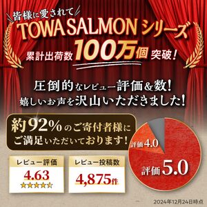 【ふるさと納税】エンペラーサーモン  400g_T010-1110