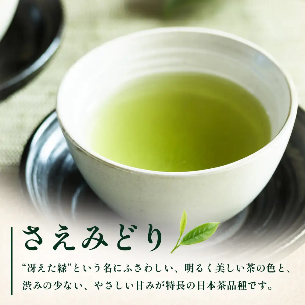 【2026年摘みたて！】新茶 ナナ茶 被せ茶 さえみどり 80g×2パック RS-8｜お茶 茶 茶葉 お茶の葉 ケルセチン 緑茶 日本茶 鹿児島茶 国産 おしゃれ ブレンド茶 シングルオリジン 鹿児島県 南大隅町 株式会社Re-Shine