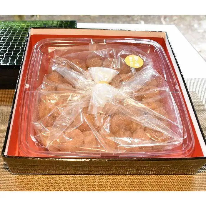 高級南高梅 白干梅400g入 紀州塗箱 網代模様仕上 【SW73】