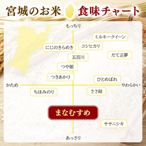 まなむすめ 定期便2回/5kg×2袋 令和8年産 新米 先行予約 宮城県産 米 精米 白米 米 コメ お米 おこめ ブランド米 ご飯 ごはん
