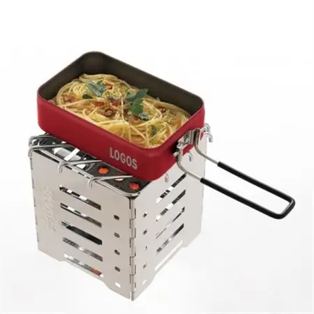 LOGOS カラーメスキット レッド ソロキャンプや少人数レジャーで大活躍 88230253【1720058】