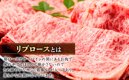 リブロース スライス K137-003 肉 牛肉 鹿児島県産 冷凍