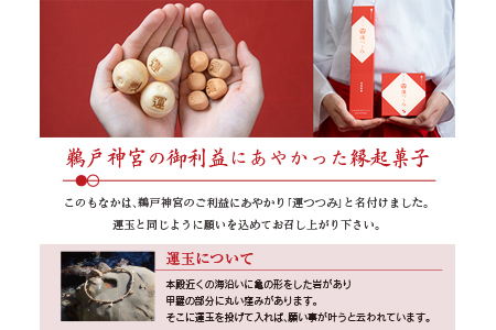 鵜戸名物 一口 もなか 運つつみ 計22個 和菓子 お菓子 完熟金柑 餡子 鵜戸神宮 運玉 最中 お茶菓子 詰め合わせ 縁起物 願掛け 願い事 贈り物 贈答品 ギフト スイーツ おやつ プレゼント あんこ お供え お取り寄せ グルメ おすそ分け 宮崎県 日南市 送料無料_BC75-23