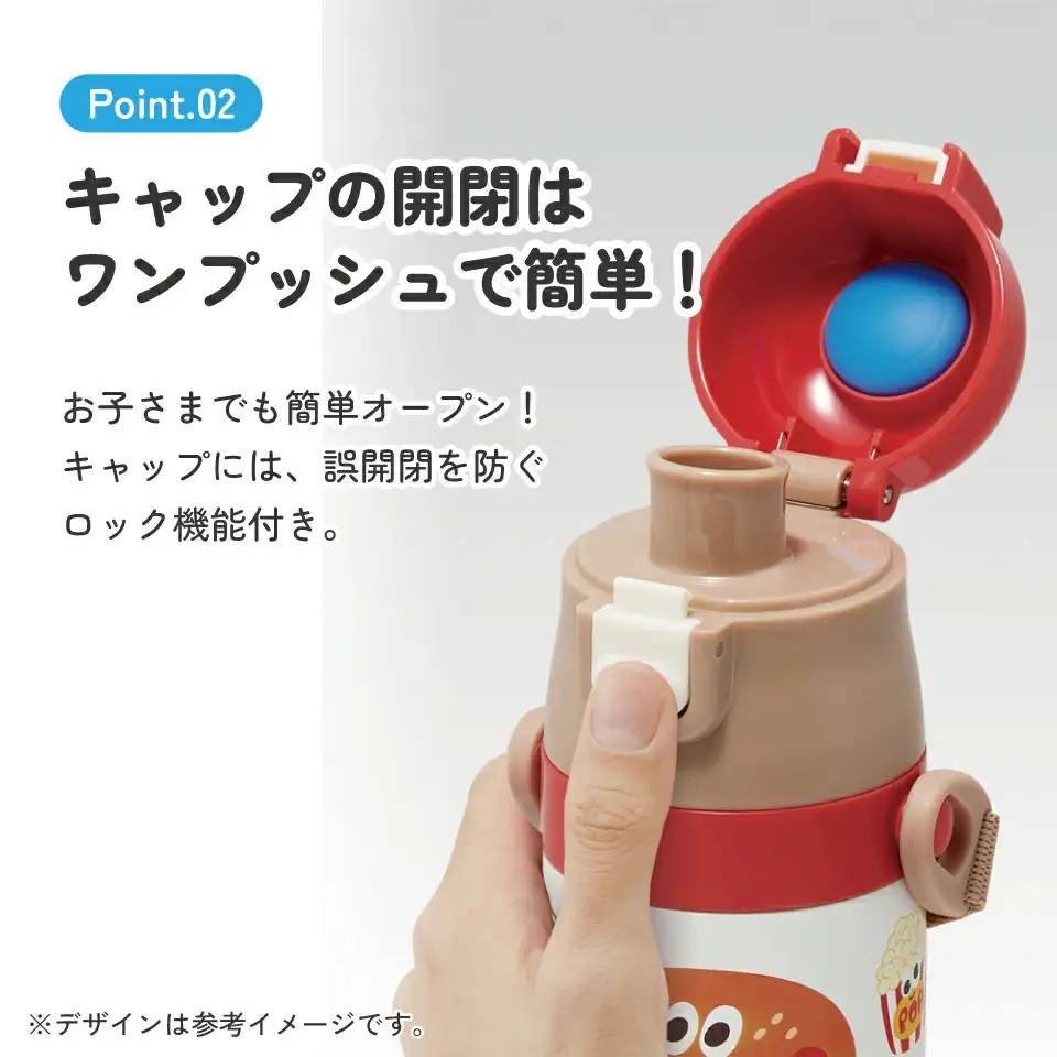 直飲み ダイレクト ステンレスボトル 470ml SDC4 バーガーコンクス 奈良県奈良市 skt054 スケーター 725623