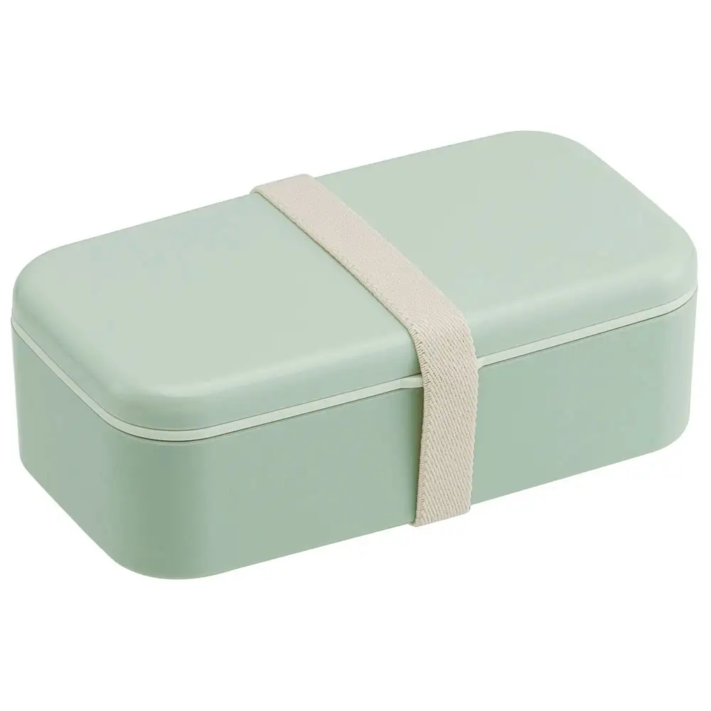 箸付き 弁当箱 600ml 1段 バイオマス PLB6HB セピア カラー グリーン 奈良県奈良市 skt100 スケーター 668371