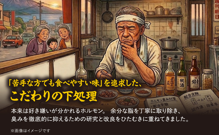 創業53年の老舗が仕込む やさしい味噌だれ豚ホルモン（200g×3袋/冷凍） KN175-001 肉 豚肉