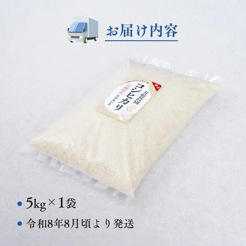 令和8年産【特別栽培米】減農薬 コシヒカリ 宮崎県産 5kg 精米 お米 白米 こしひかり 井野農園