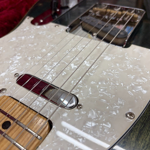 ギター テレキャスター 型 telecaster 桐 藍染 ハンドメイド Guitar ケース付