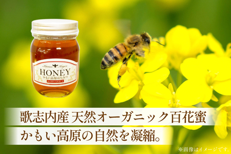 はちみつ & アイス 百花蜜 450g × 1本 牧場直送アイス 120ml×5種 計5個 [吉田養蜂園 岩瀬牧場 北海道 砂川市 12260986]