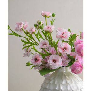 【母の日専用】アートフラワー エミリオ・ロバ　ラナンキュラス2L26-pk 母の日 ギフト 造花 プレゼント