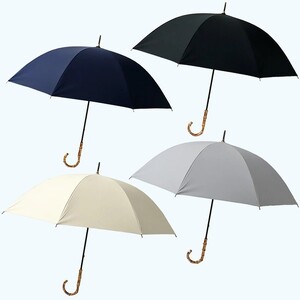 メンズ 晴雨兼用傘 長傘 完全遮光サマーシールド 337501 日本製 ネイビー ／ まちづくり観光振興機構 UV防止 紫外線対策 奈良県 田原本町