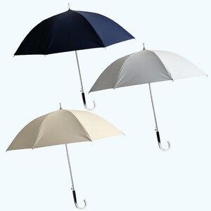 レディース 晴雨兼用傘 スライド長傘 完全遮光 サマーシールド 537501 日本製 ネイビー ／ まちづくり観光振興機構 UV防止 紫外線対策 奈良県 田原本町