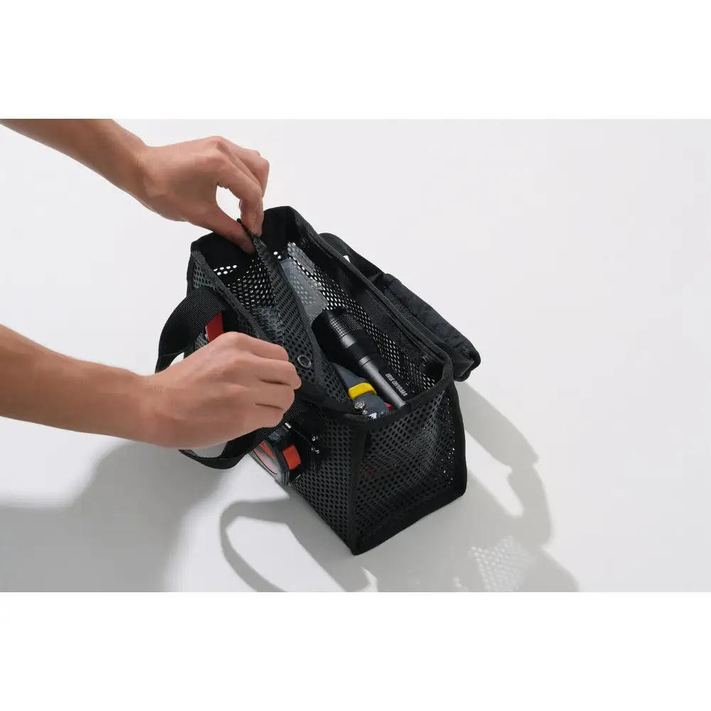 メッシュツールバッグ ボックスタイプ TLB-B27 ブラック
