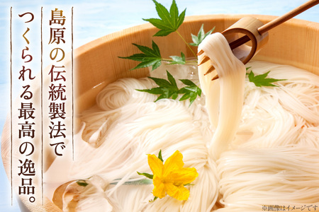 AJ293 島原 手のべそうめん 500g (50g×5束×2袋) 