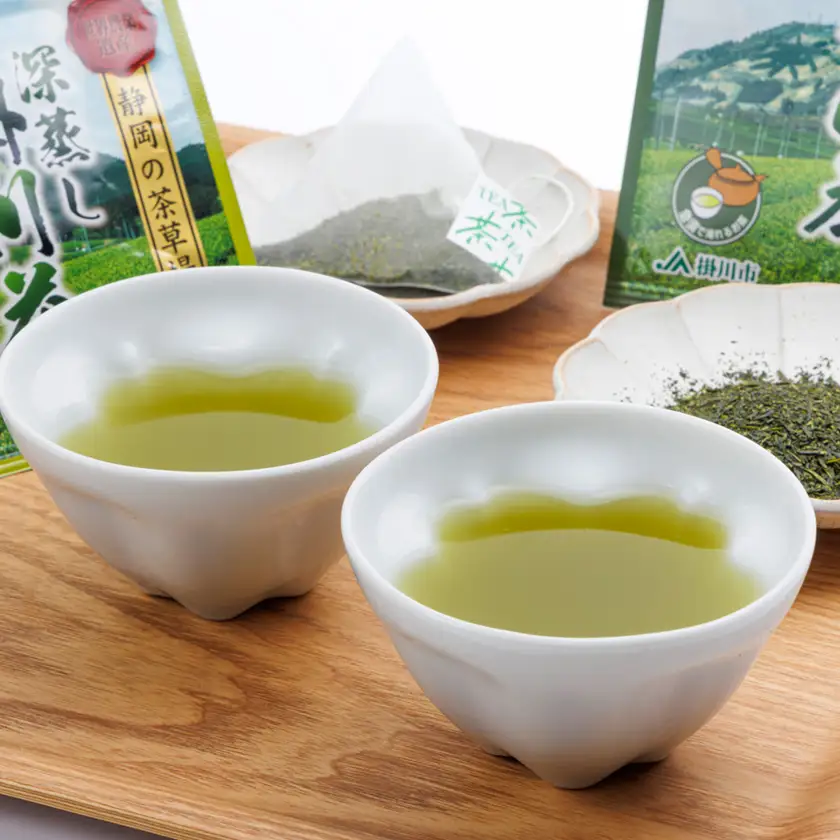 掛川東山茶飲み比べセット　「ききょう」茶葉+「ささゆり」ティーバッグ　各5g×10袋【配送不可地域：離島・沖縄県】【1719077】