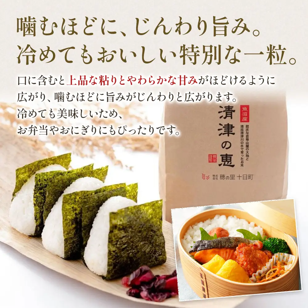 【令和8年産 先行予約】魚沼産特別栽培米コシヒカリ［清津の恵］精米10kg（5kgx2袋）