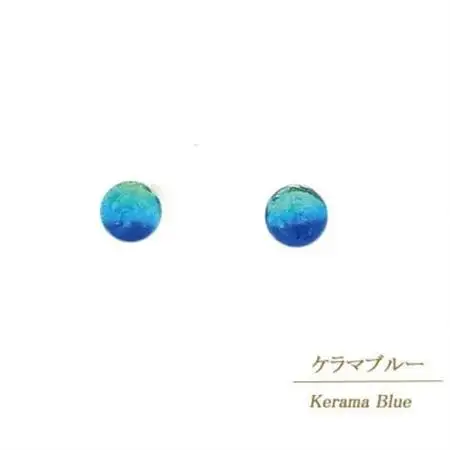 長七屋のケラマブルーピアス　KP-1 証明書付き【1725057】