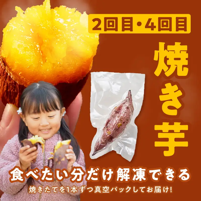 【定期便】干し芋 600g/焼き芋1kg 全4回 交互便