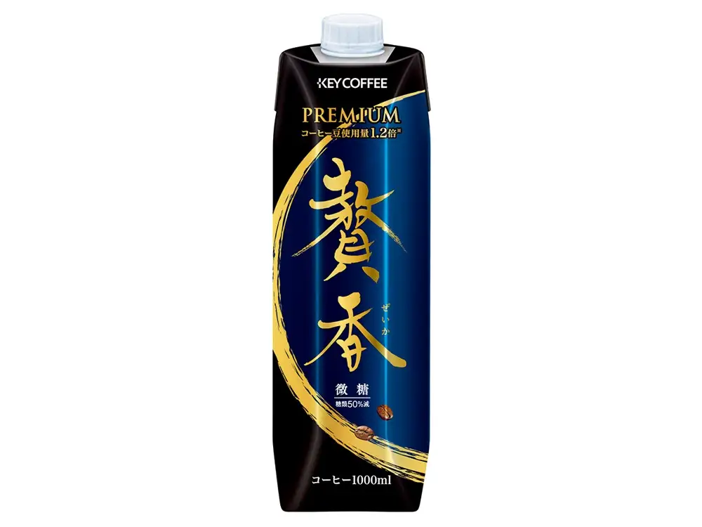 キーコーヒー まろやか仕立て 贅香 微糖 1リットル×12本 [h146]