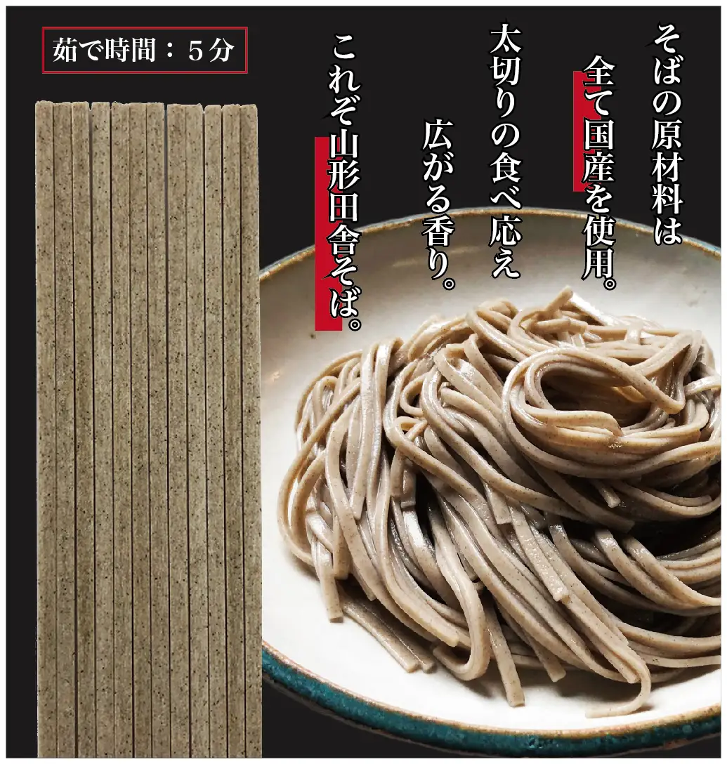 山形名物！冷たい肉そば ＜タレ・具入り＞ 16人前（2人前×8箱）　045-F-TB016
