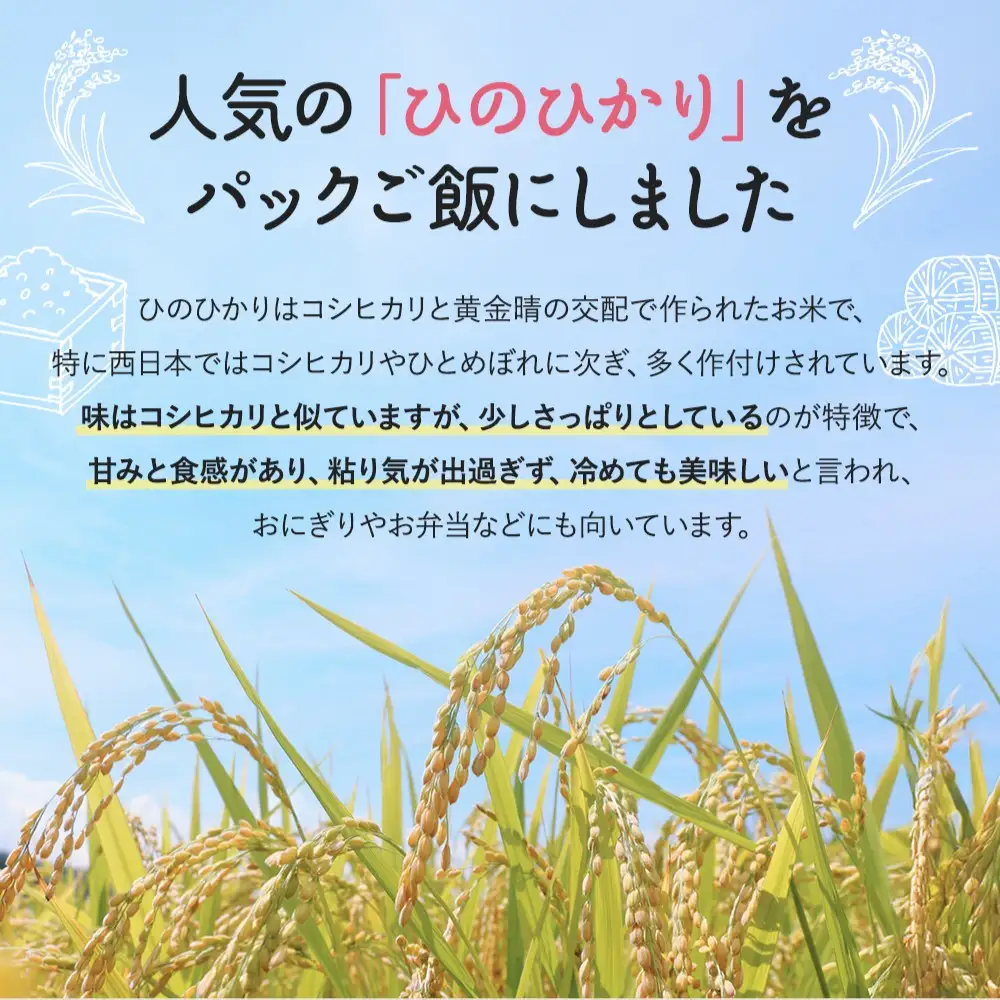 パックご飯 150ｇ×20個 奈良ひのひかり 五分搗きごはん  米農家直送 葛城市【ishi001A】